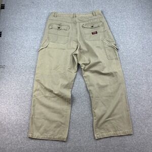Vintage Plugg Pants Mens 36x30 Wide Leg Cargo Pants Skater Baggy Y2K Carpenter